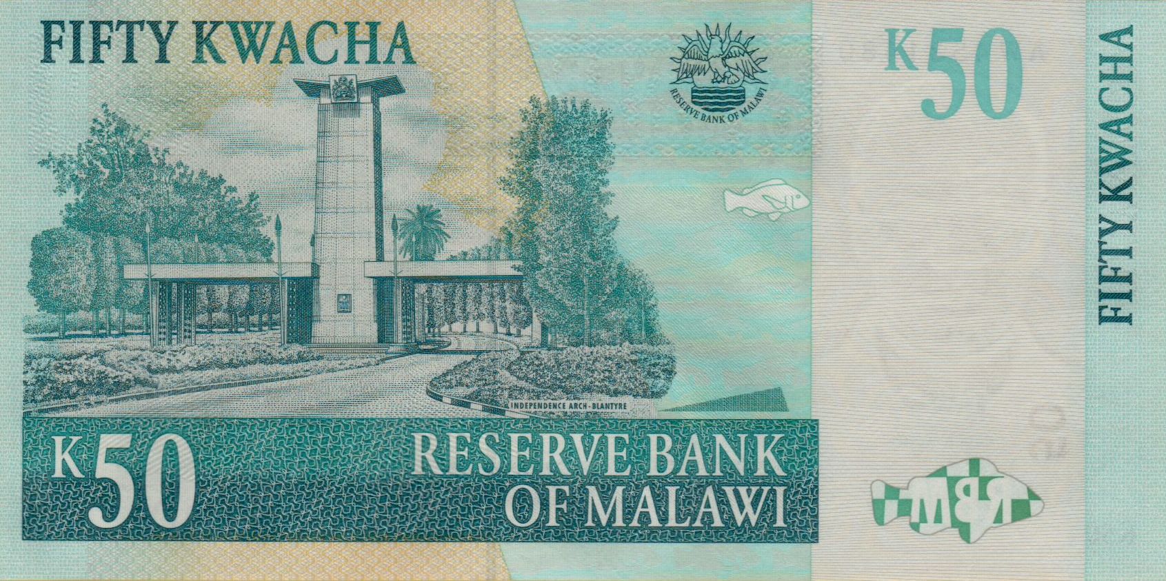 Malawi 50 2005 UNC P-53/a